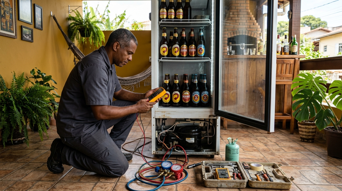 Reparo de Cervejeira Residencial em Londrina‑PR